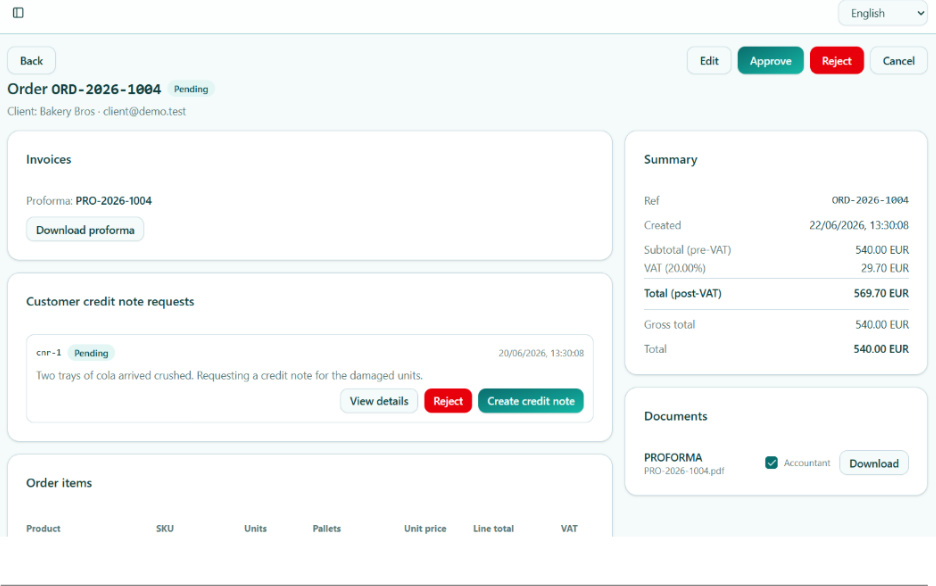 Order Workflow