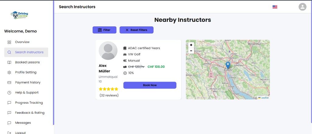 Instructor Search