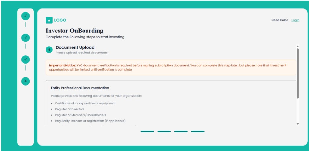 Investor Onboarding